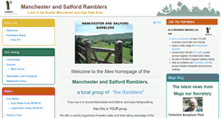 Desktop Screenshot of manchesterandsalfordramblers.org.uk